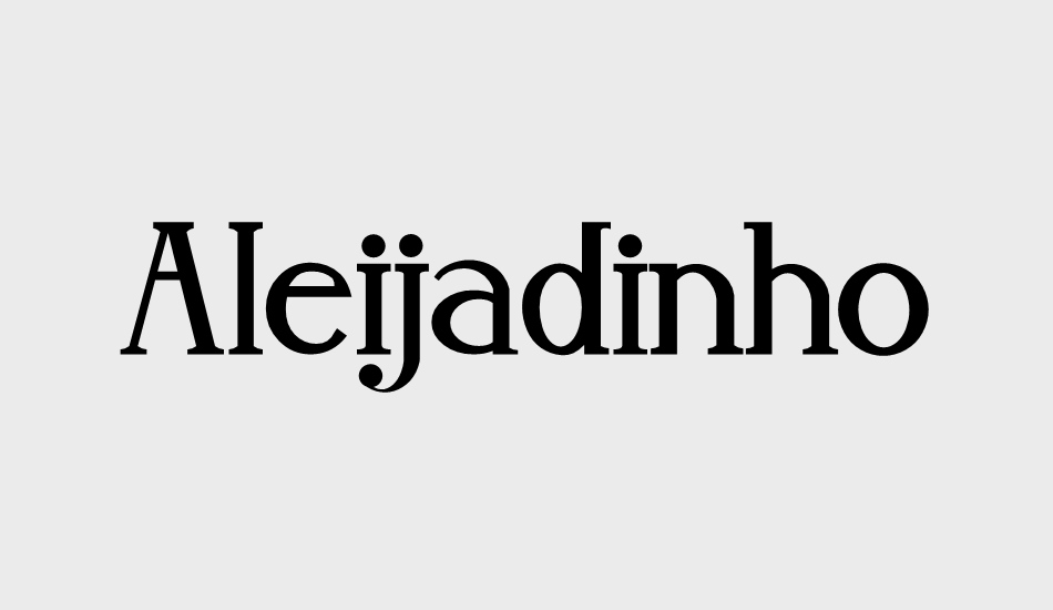 aleijadinho font big