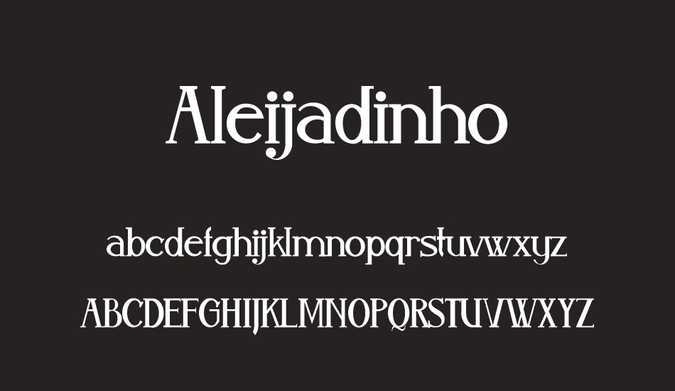 aleijadinho font