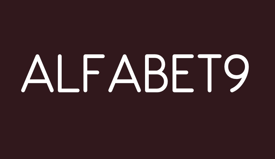 alfabet98 font big