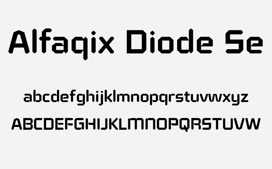 Alfaqix font