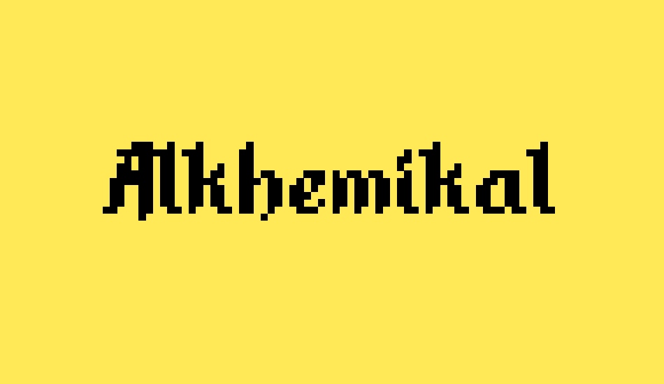 alkhemikal font big