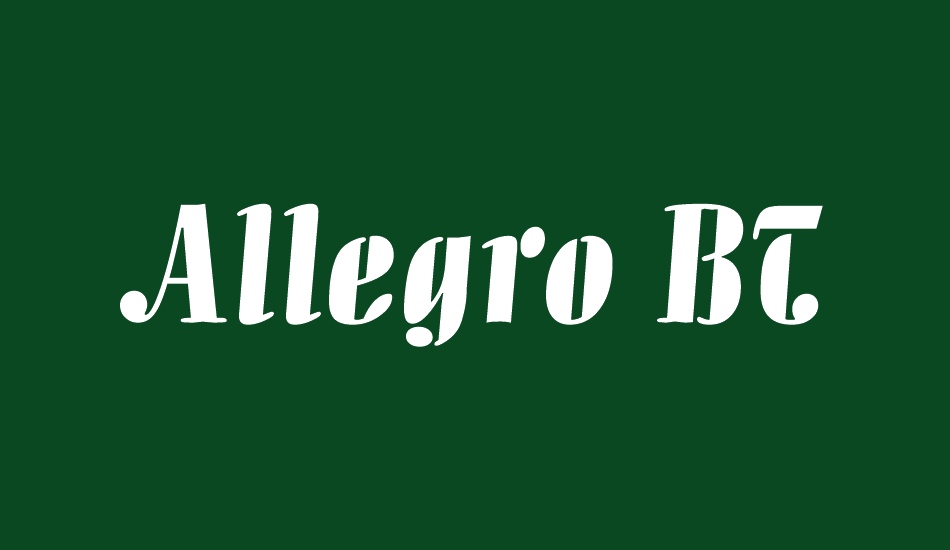 allegro-bt font big