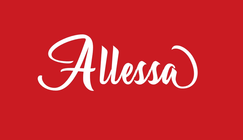 allessa-personal-use font big