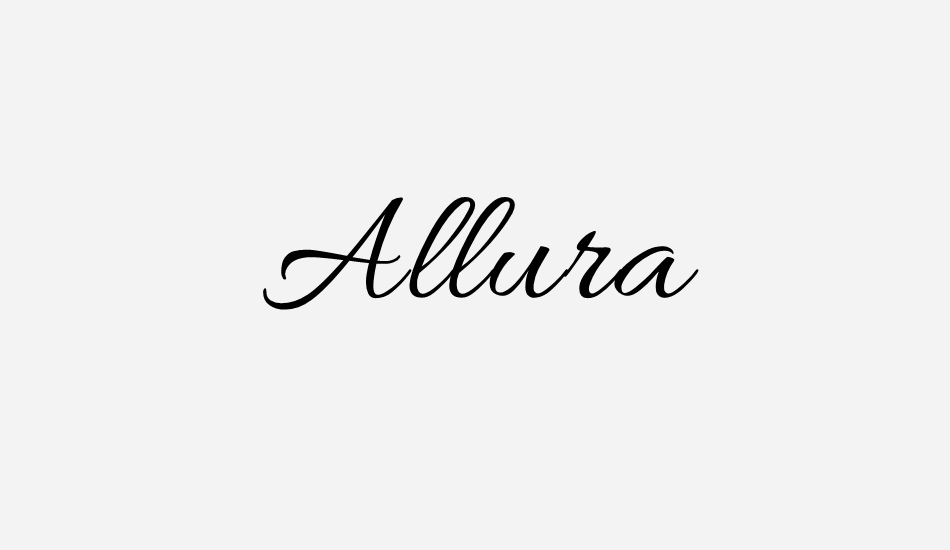 allura font big