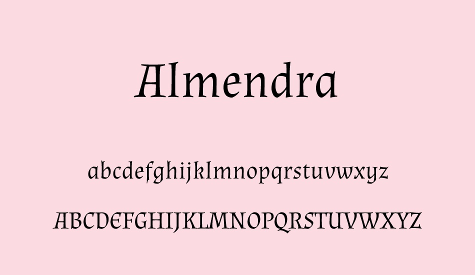 almendra font