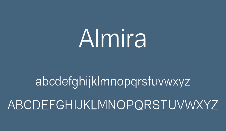 almira font