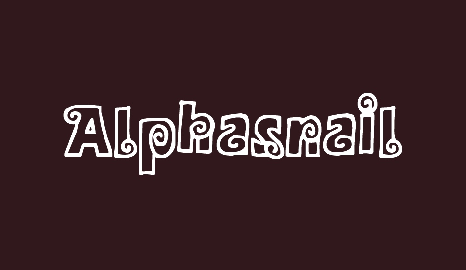 alphasnail font big