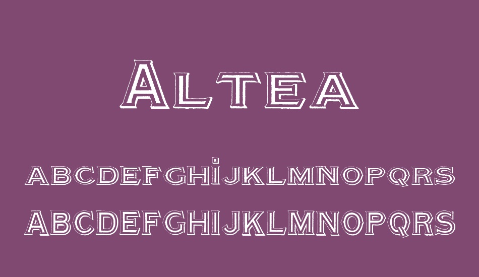 altea font