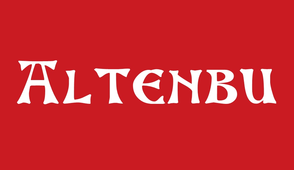 altenburg™ font big