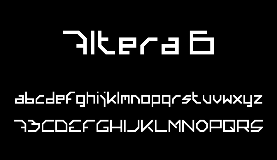 altera-6 font