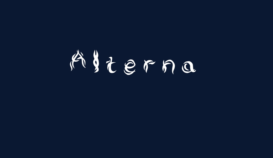 alterna font big