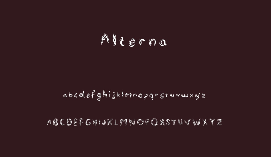 alterna font