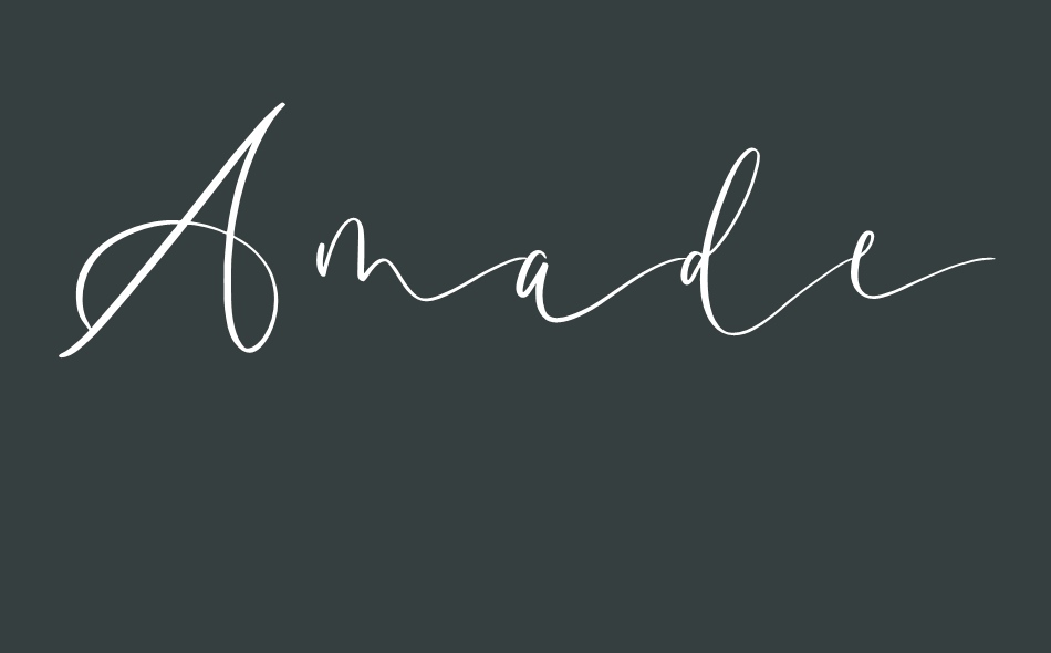 Amadela font big