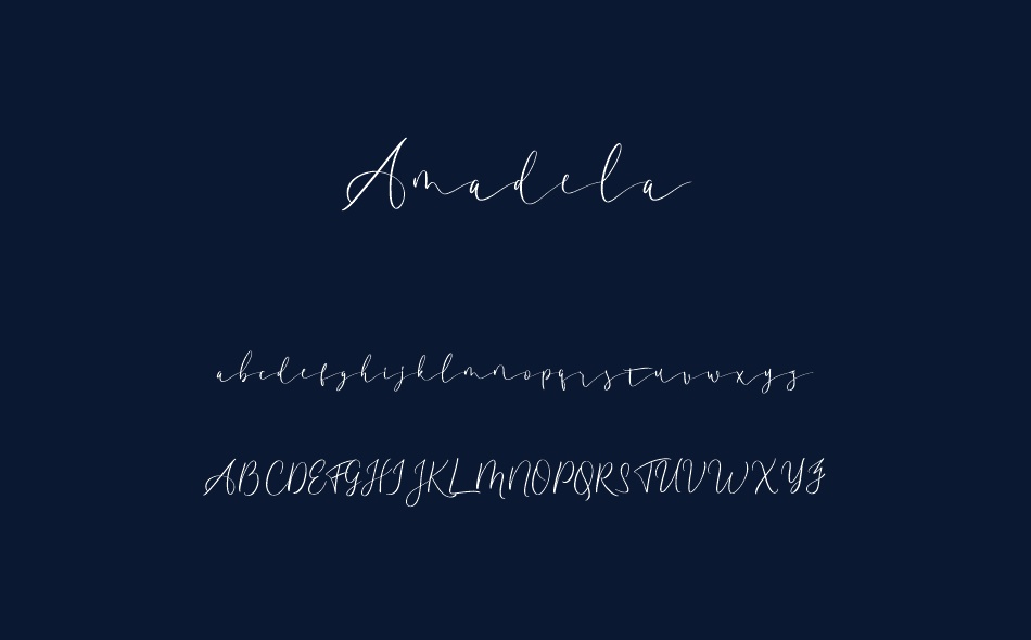 Amadela font