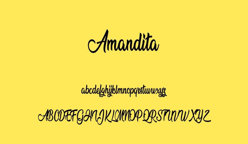 amandita font