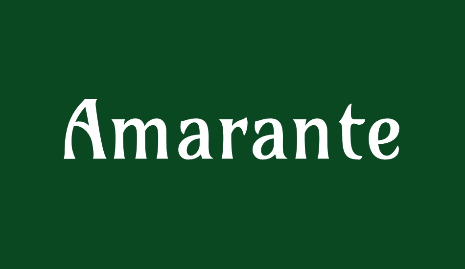 amarante font big