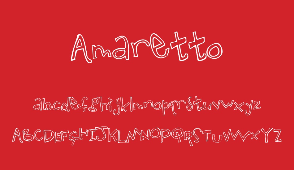 amaretto font