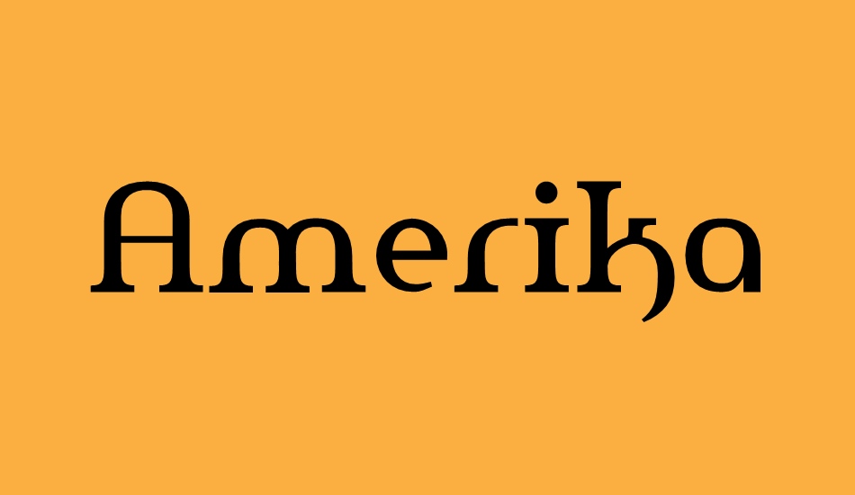 amerika font big