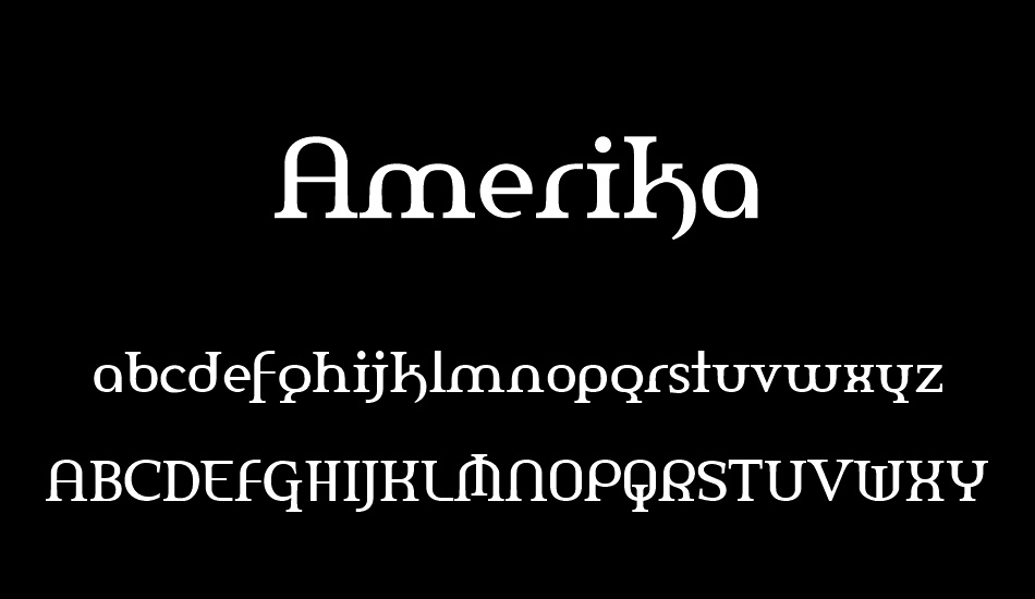 amerika font