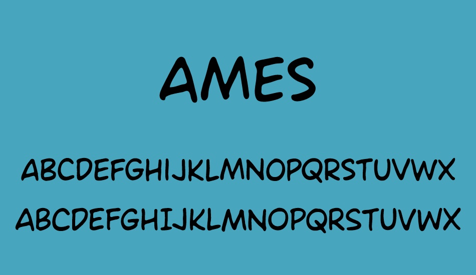 ames font