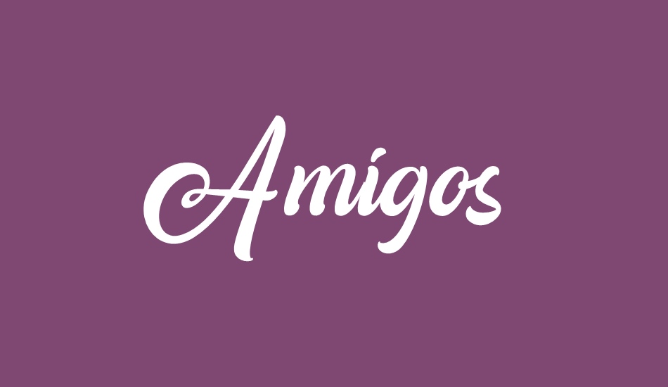 amigos font big