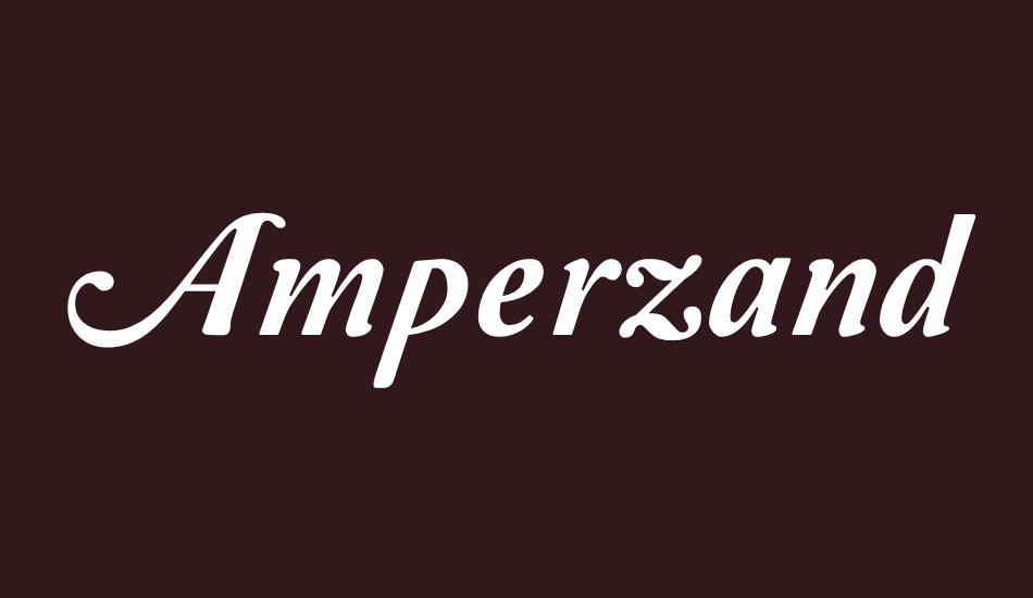 amperzand font big