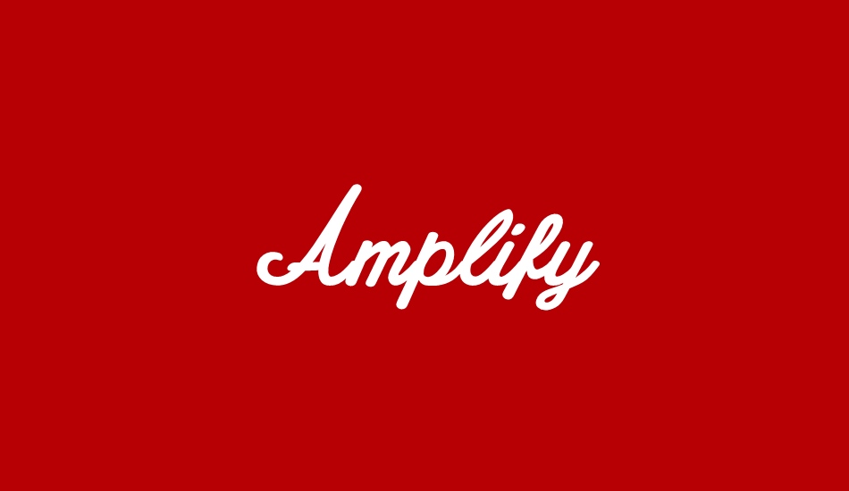 amplify-personal-use-only font big