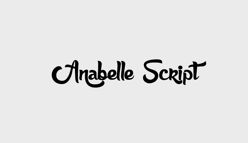 anabelle-script font big