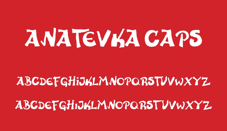 anatevka-caps font