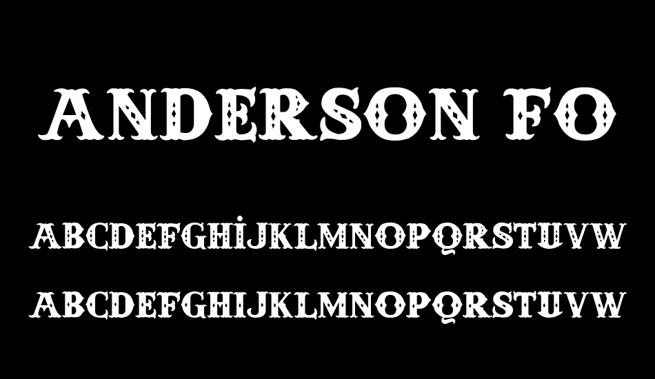anderson-four-feather-falls font