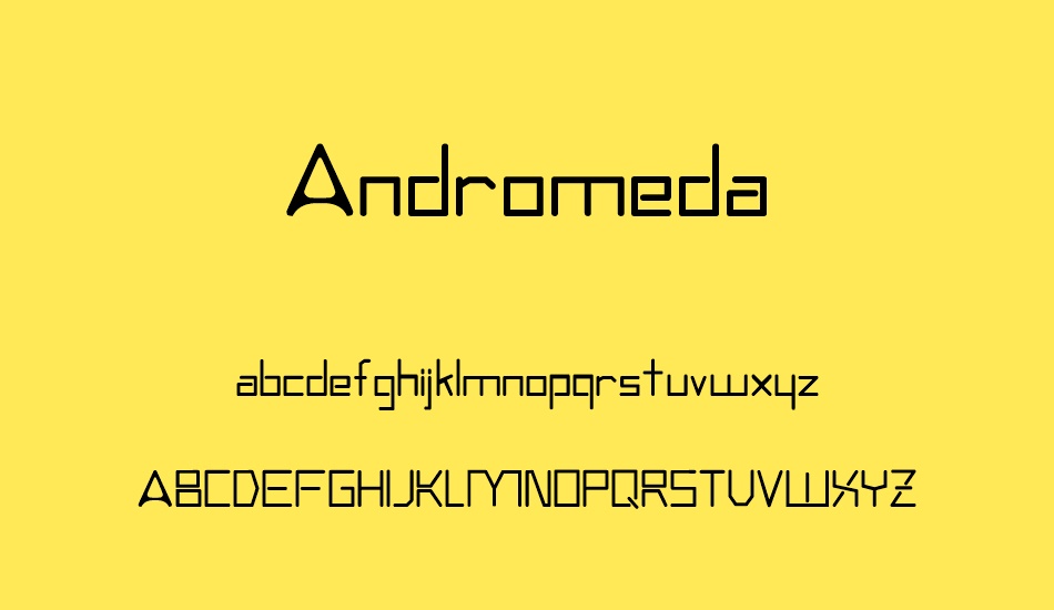 andromeda font