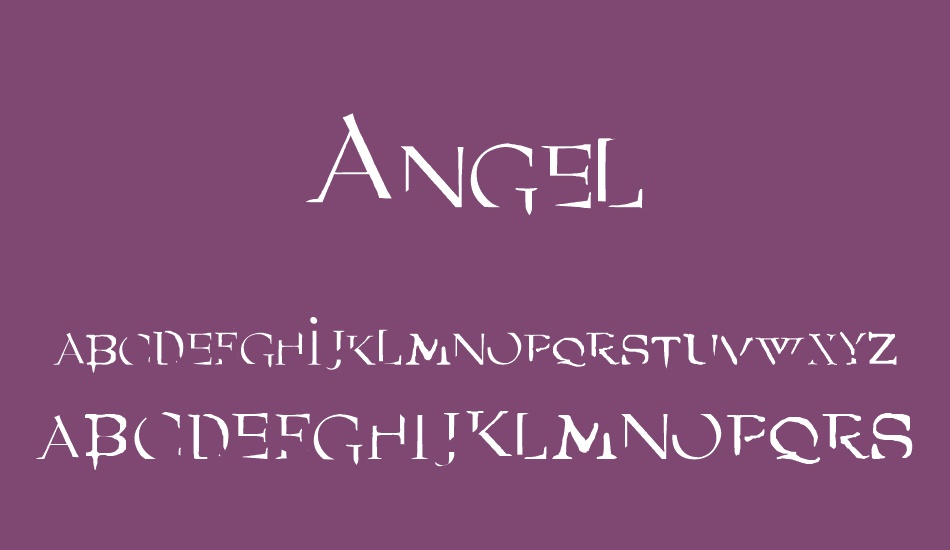 angel font