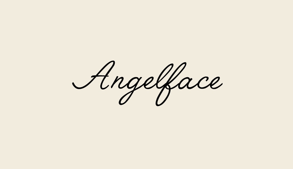 angelface font big