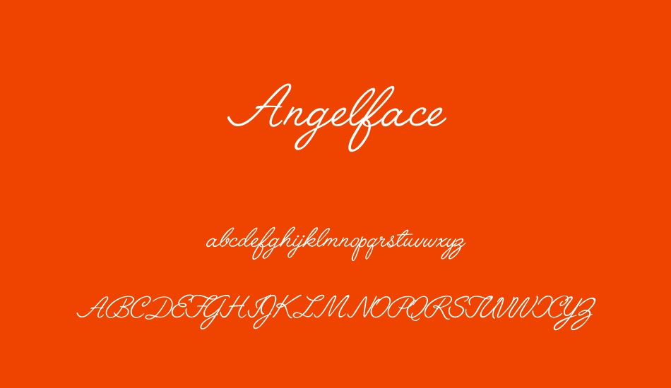 angelface font