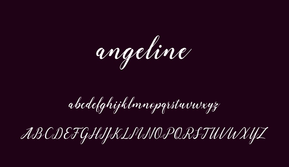 angeline font