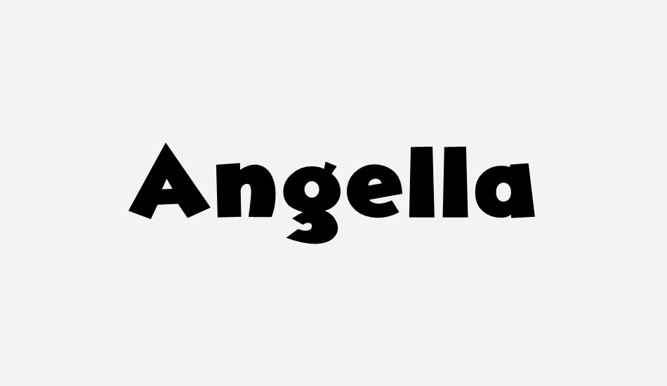 angella font big