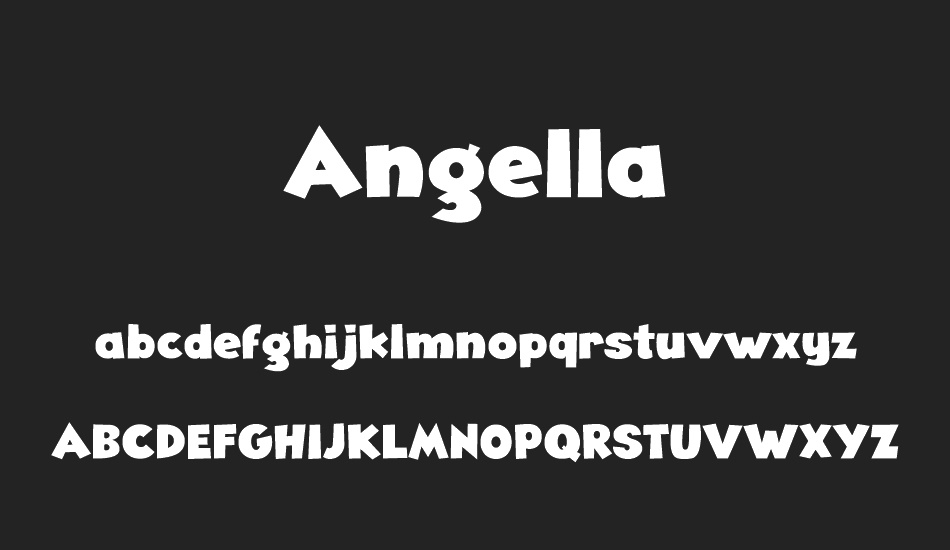 angella font