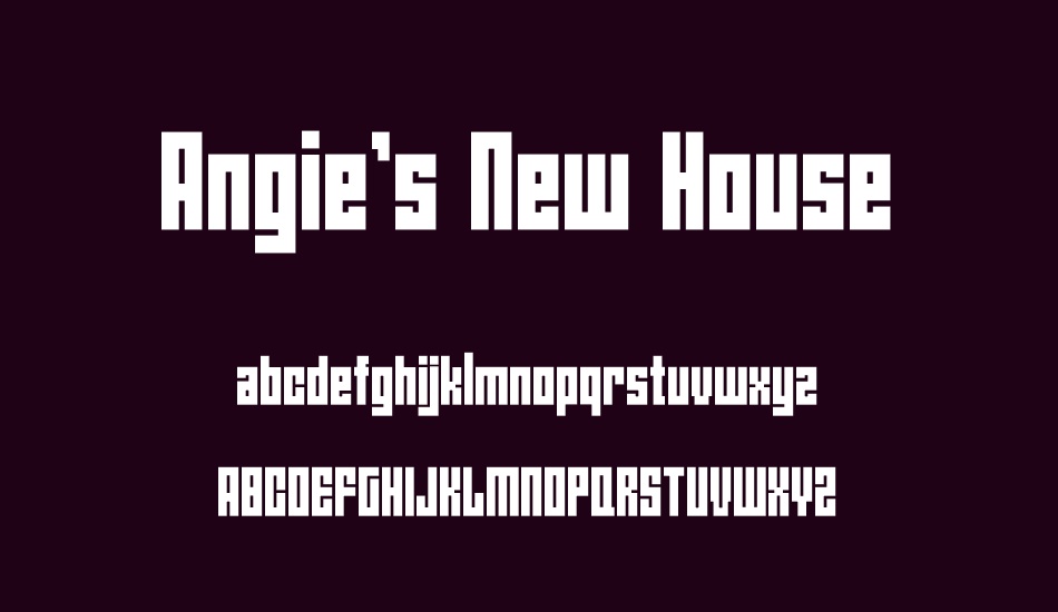 angies-new-house font