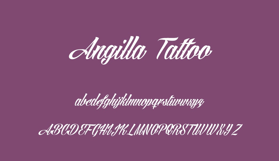 angilla-tattoo-personal-use- font