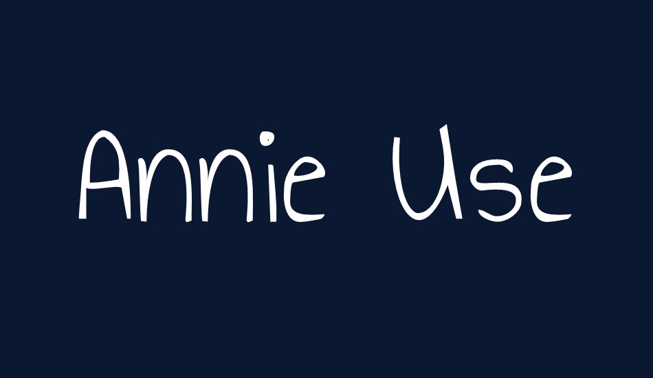 annie-use-your-telescope font big