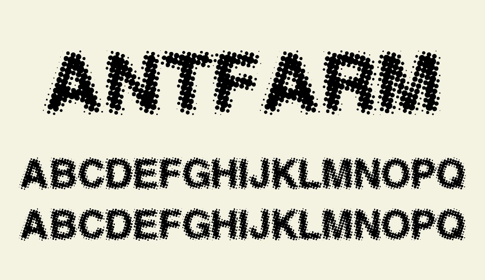 antfarm font