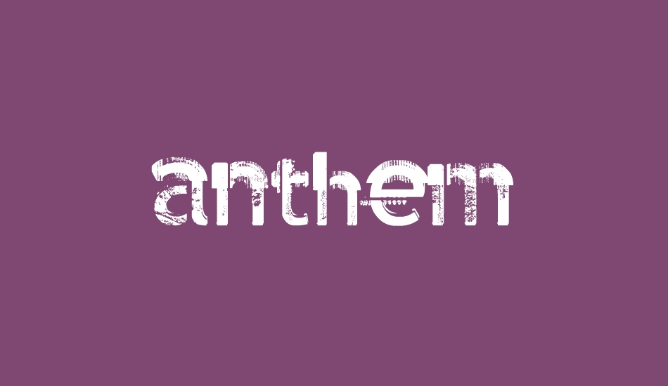 anthem font big