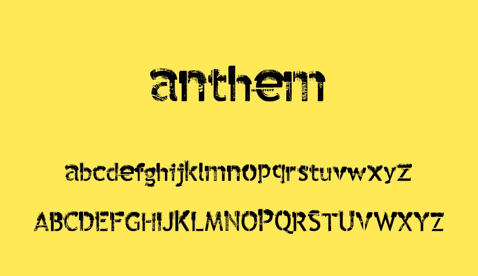 anthem font