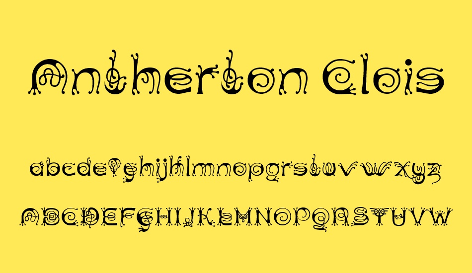 antherton-cloister font