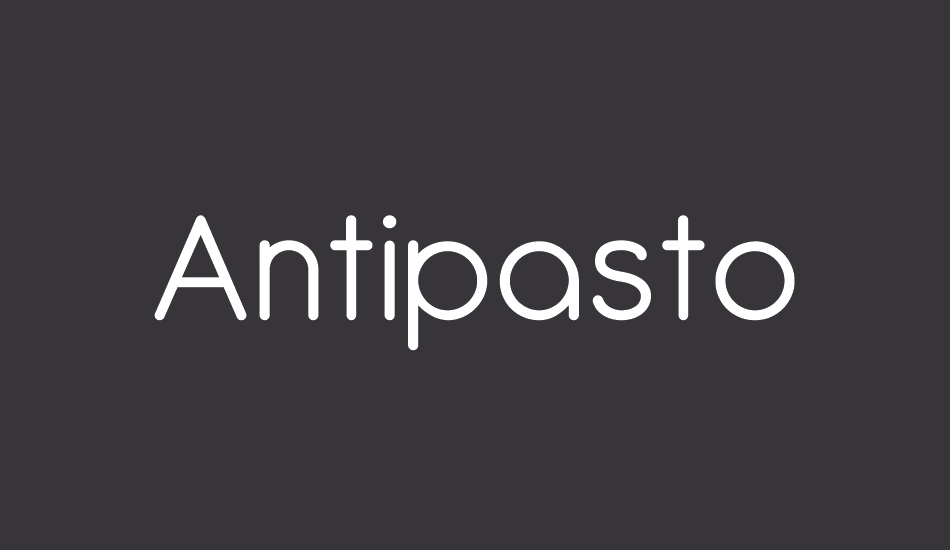 antipasto font big