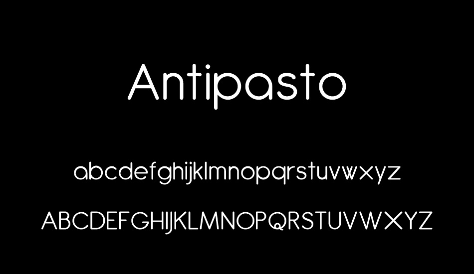 antipasto font