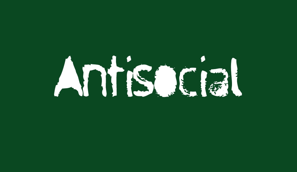 antisocial font big