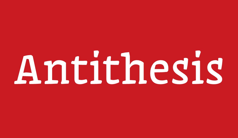 antithesis font big