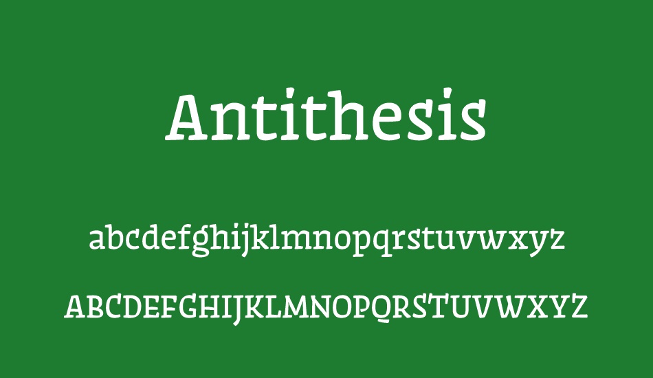 antithesis font