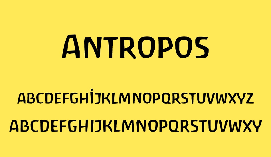 antropos font